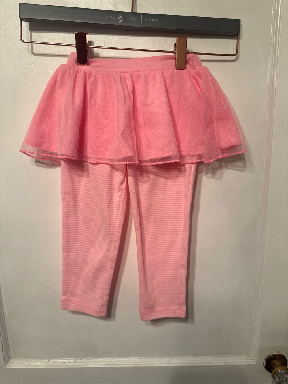 Carter's Pink Tulle Skirted Leggings